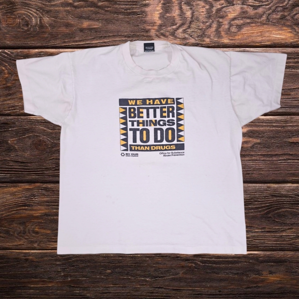 VINTAGE SCREEN STARS SUBSTANCE ABUSE SHIRT